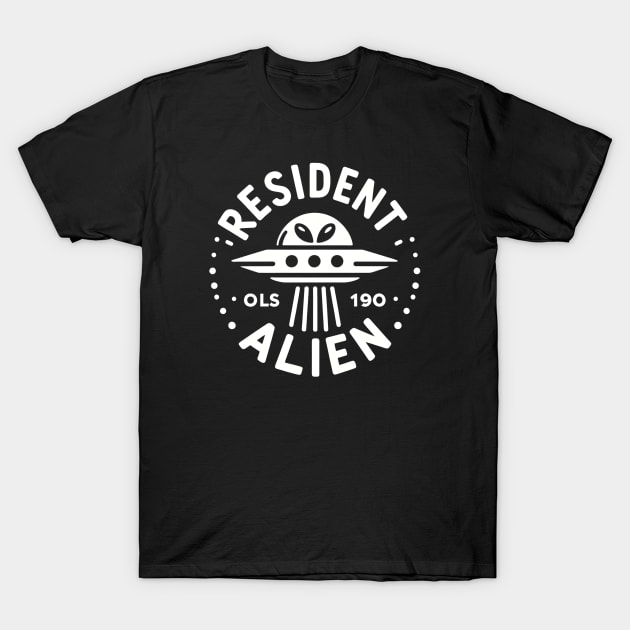 Resident Alien UFO T-Shirt by Rizstor